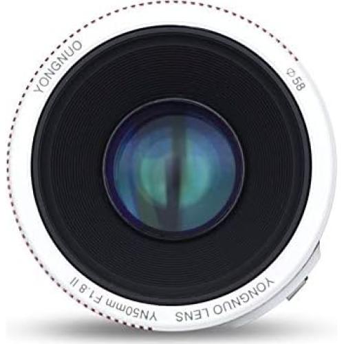 Lente YONGNUO YN50mm F1.8 II para Canon DSLR, Autoenfoque