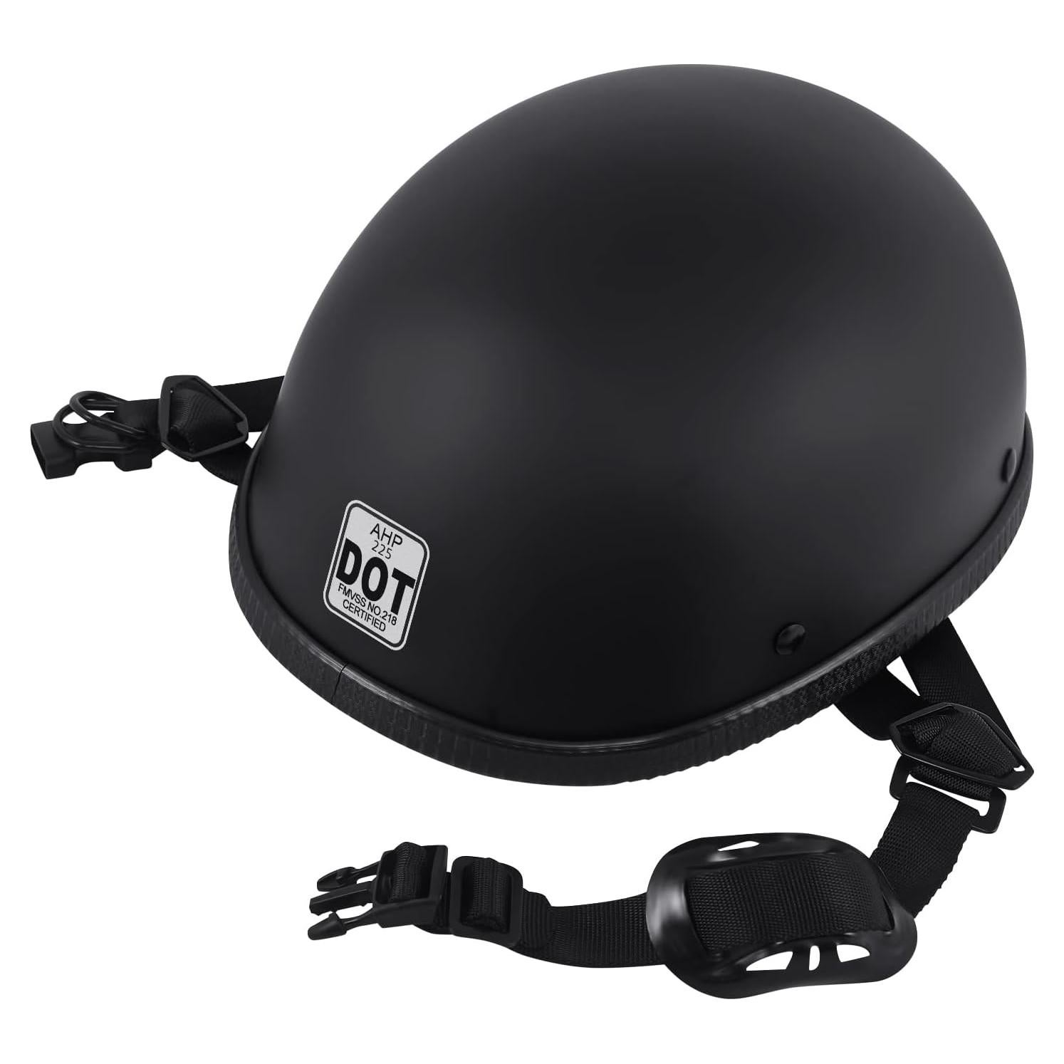 Casco de Motocicleta H-YEEU DOT M Negro Medio