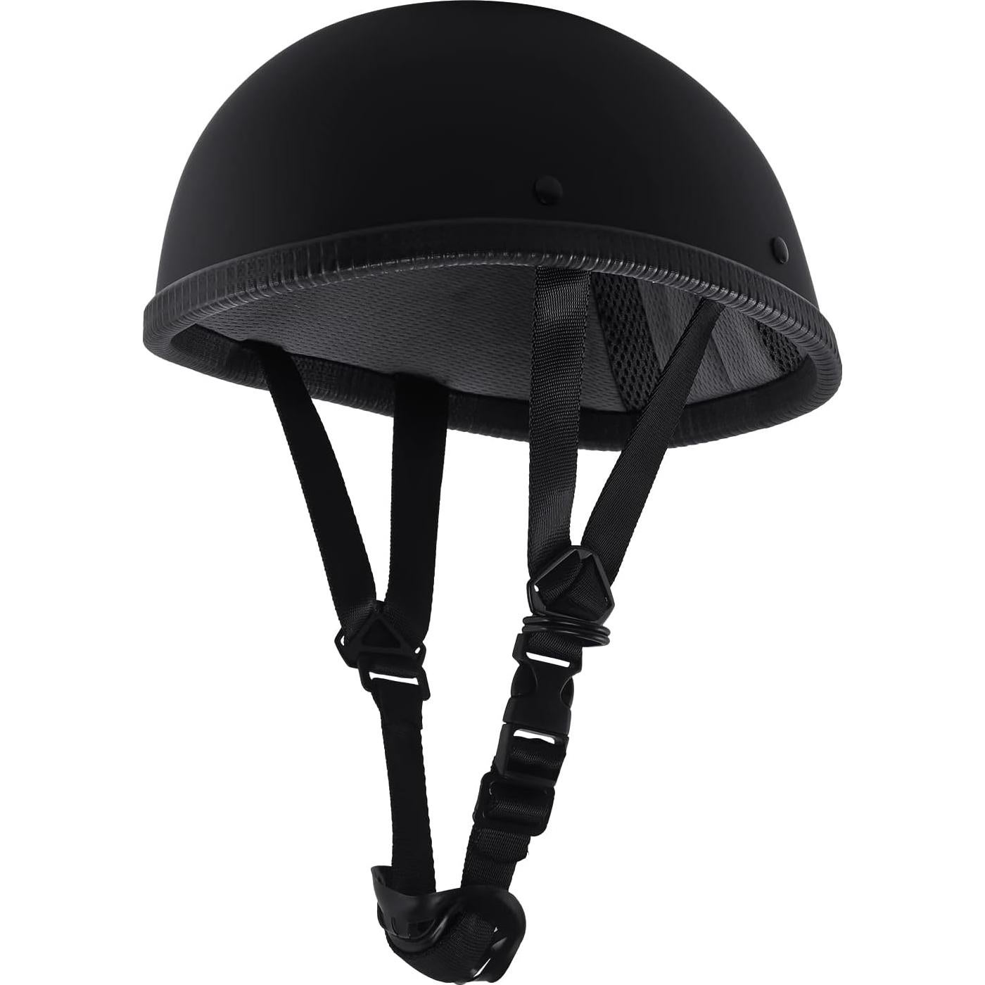 Casco de Motocicleta H-YEEU DOT M Negro Medio