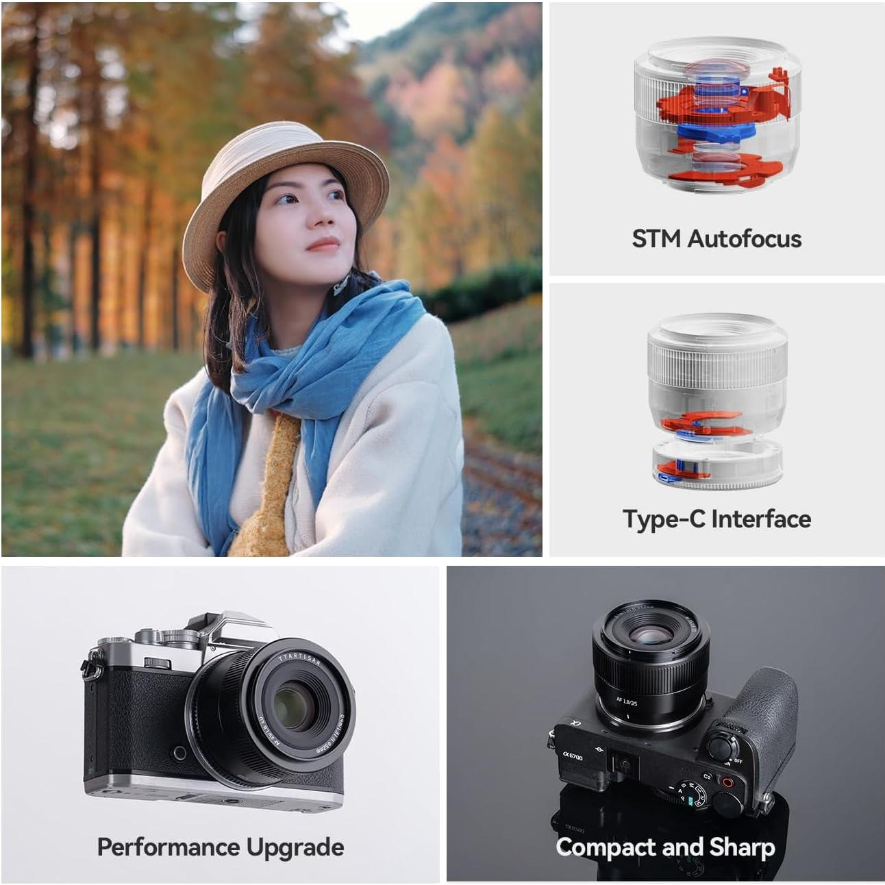 Lente TTartisan AF 35mm F1.8 II para Sony E - Negro