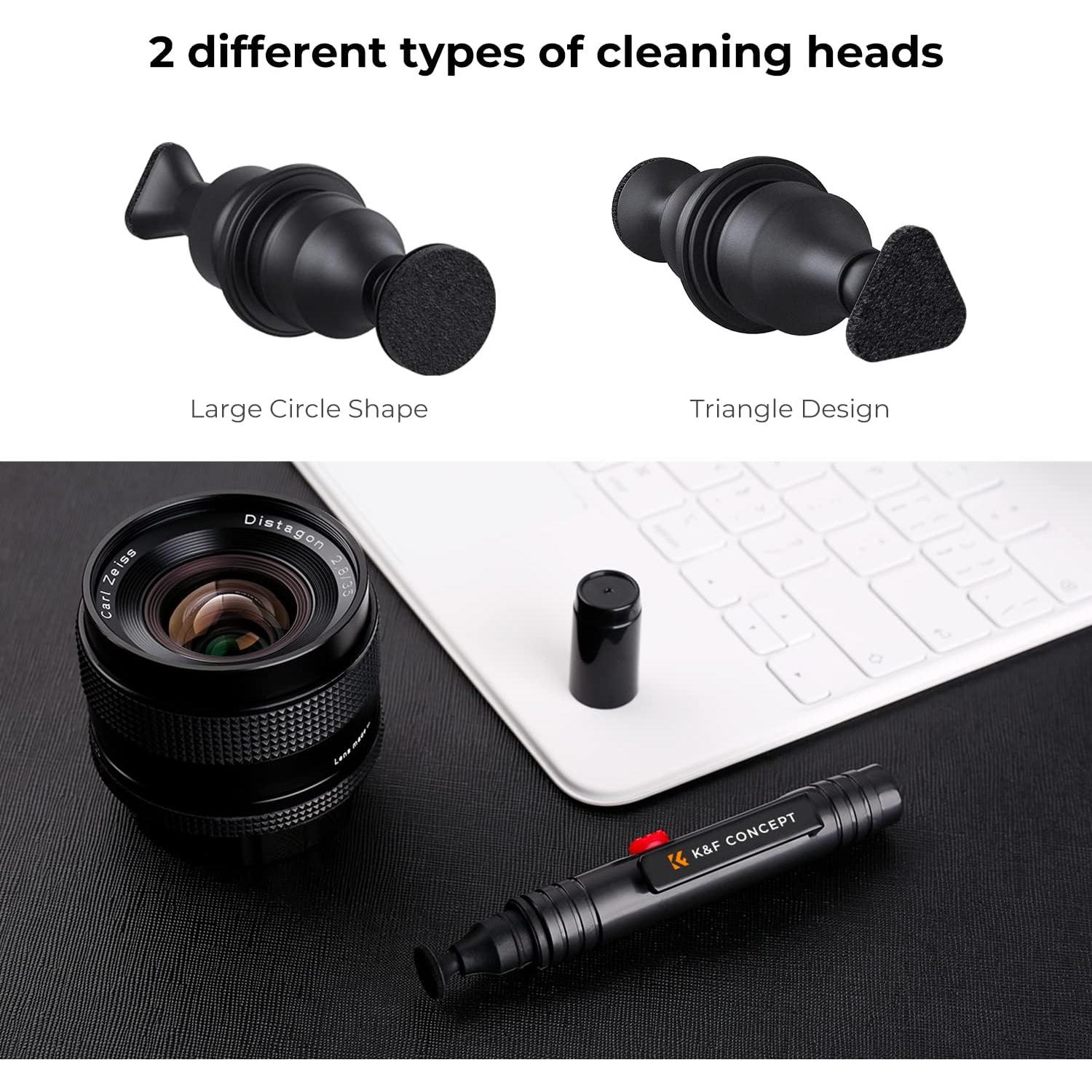 Bolígrafo de limpieza K&F Concept para lentes de cámaras y ópticas