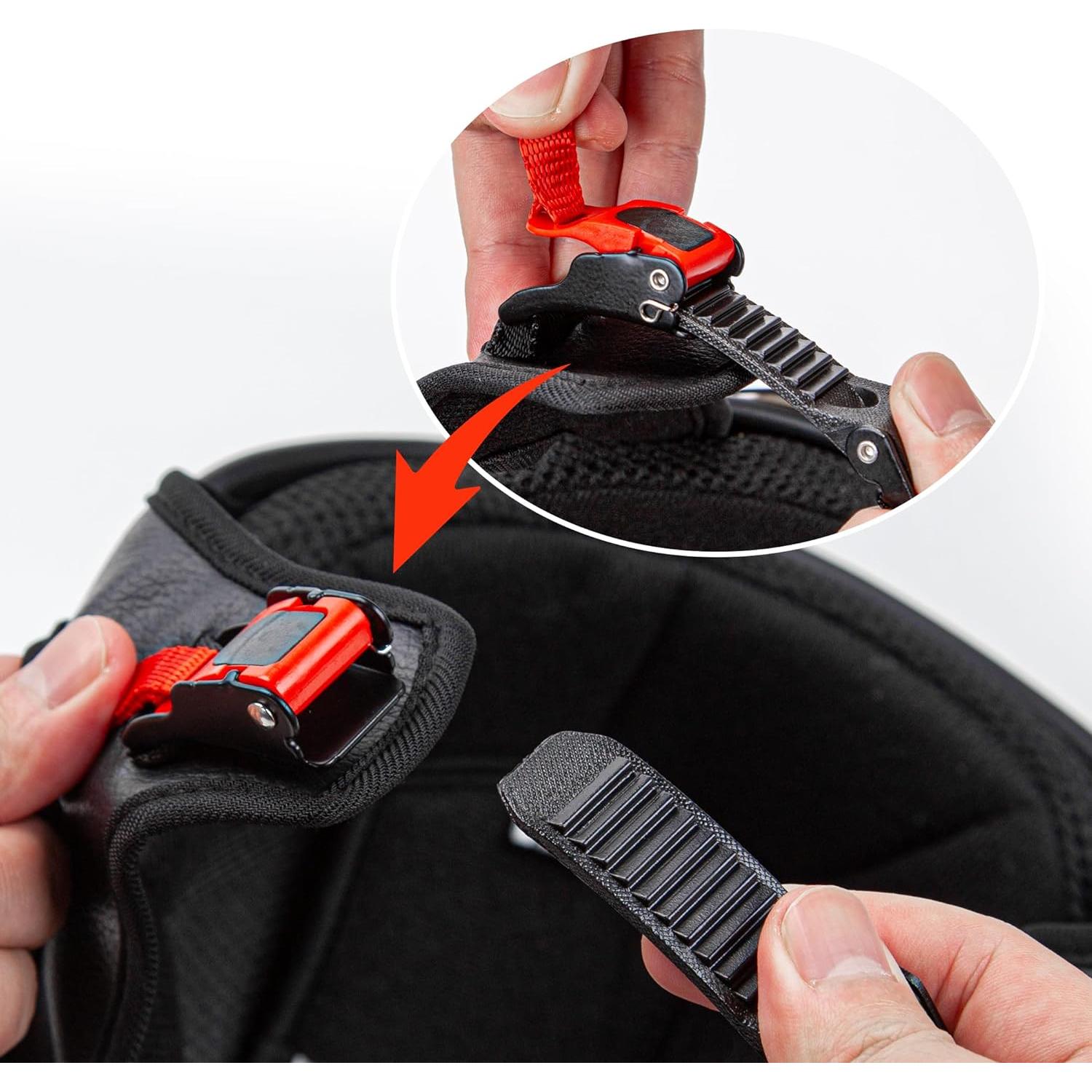 Casco Medio Rostro Cartman CM-808G02S Calavera Roja