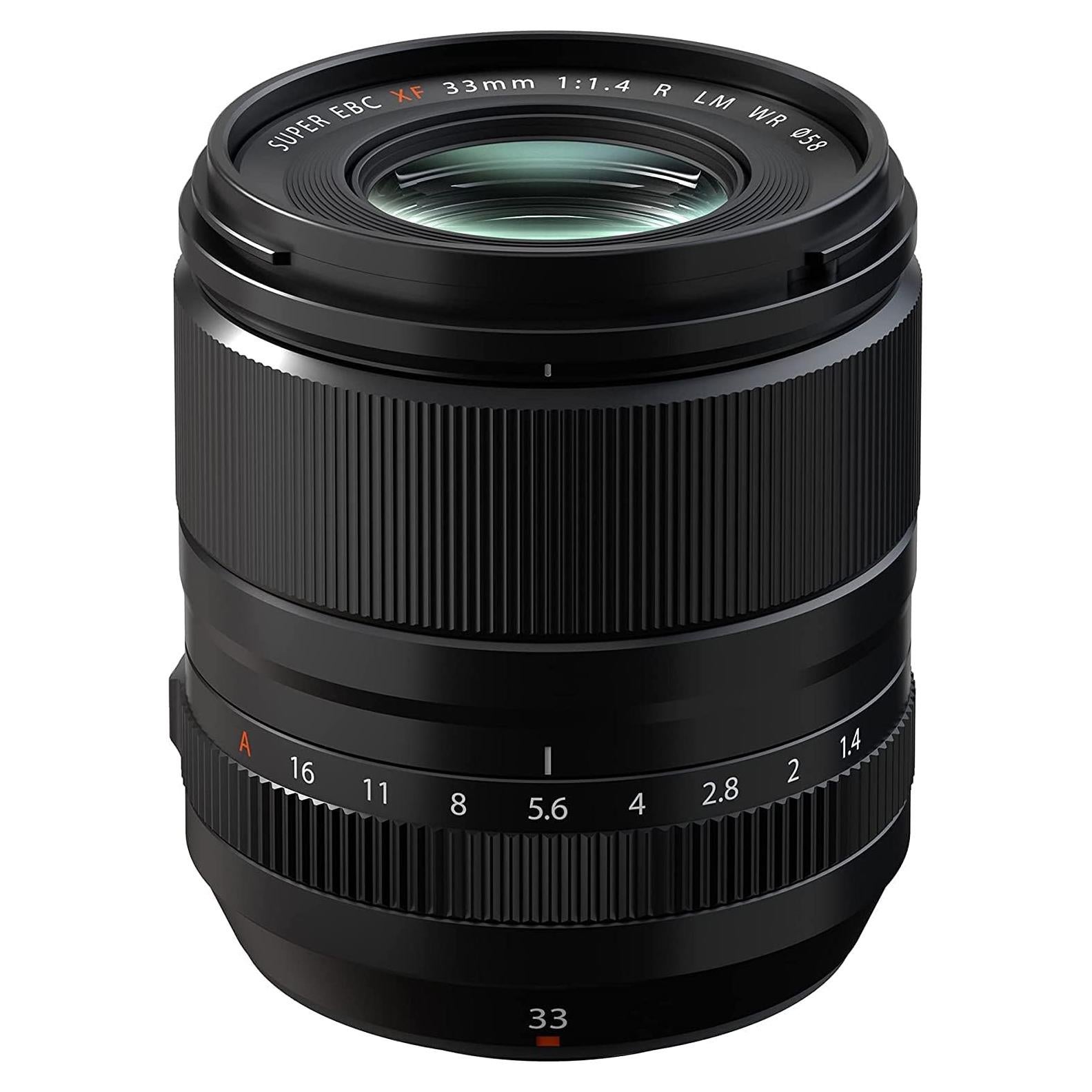 Lente Fujifilm XF 33mm F1.4 R LM WR - 360g, Resistente al Agua