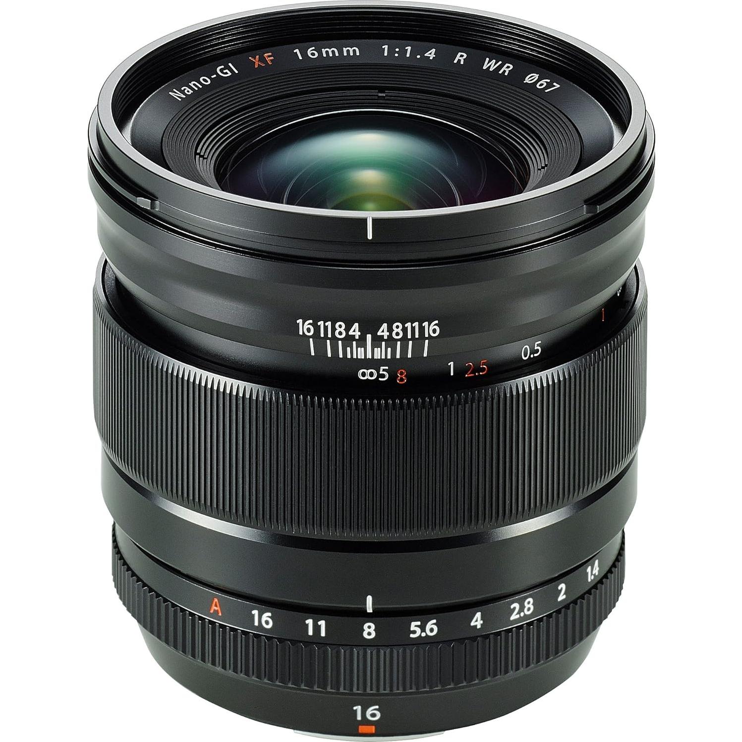 Lente Fujifilm XF 16mm F1.4 R WR Resistente al Agua