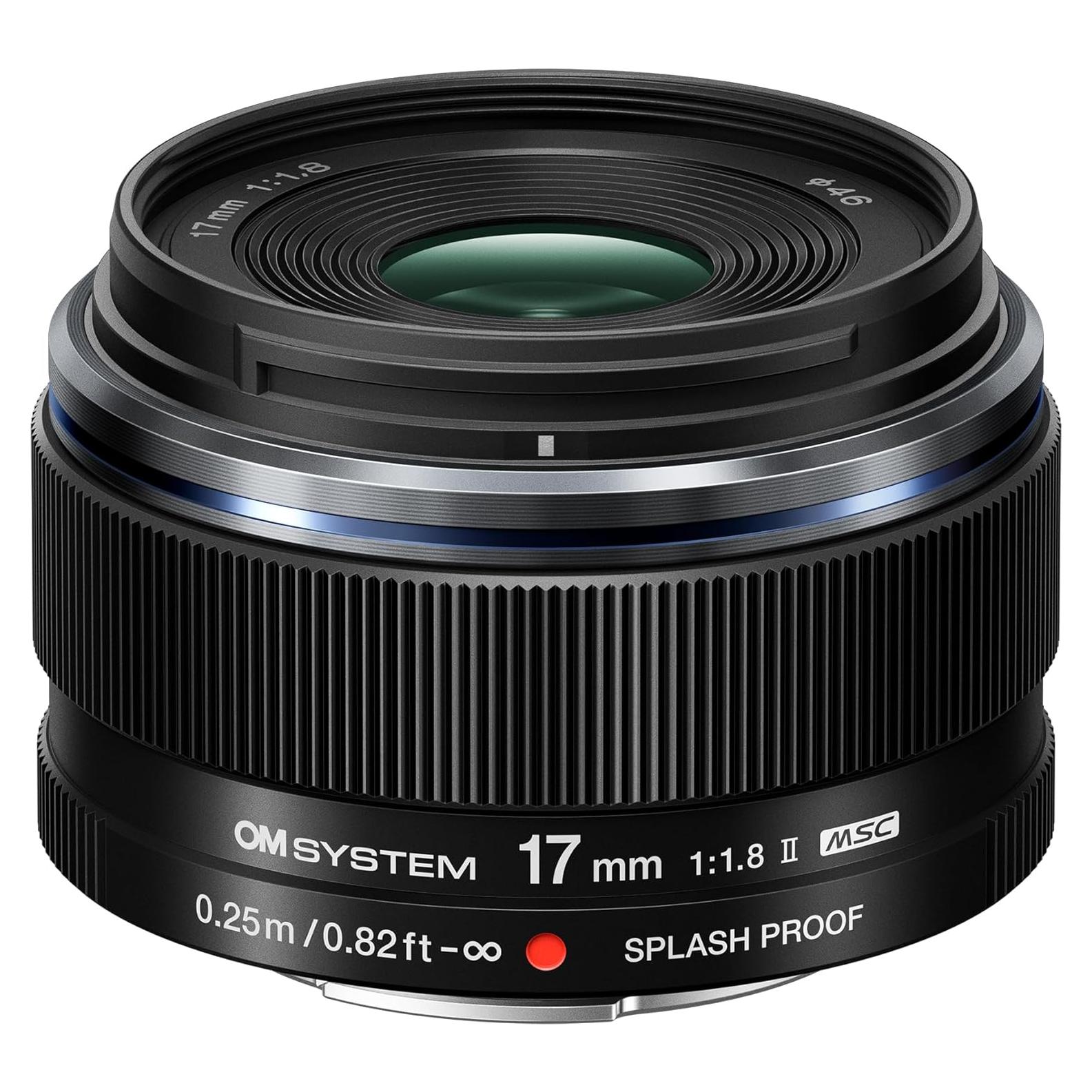 Lente Gran Angular OM System M.Zuiko 17 mm F1.8 II Micro Cuatro Tercios