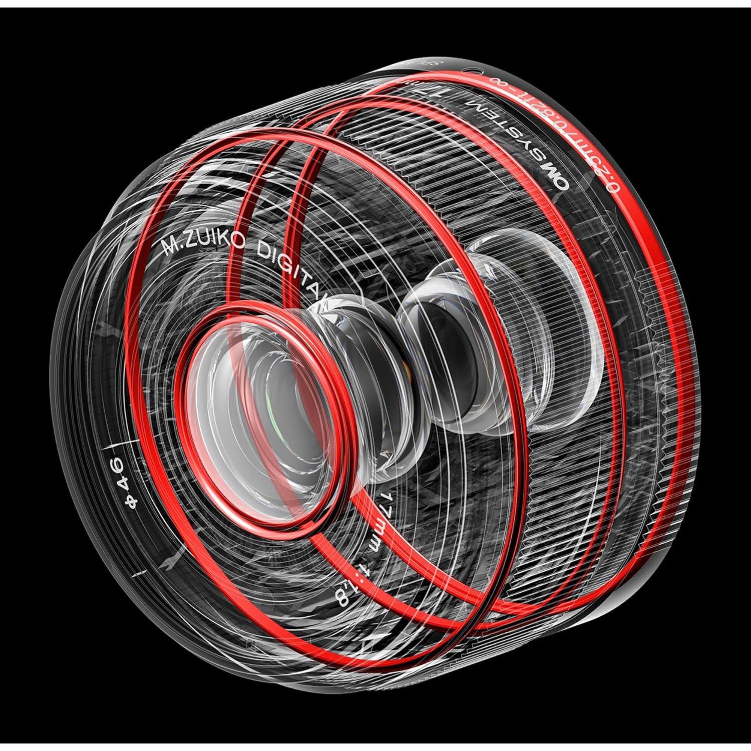 Lente Gran Angular OM System M.Zuiko 17 mm F1.8 II Micro Cuatro Tercios