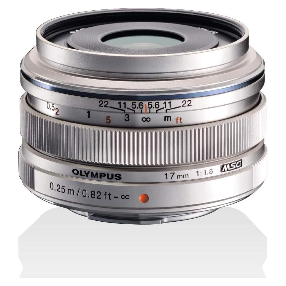 Lente Gran Angular Olympus M.Zuiko 17mm f1.8 Plata
