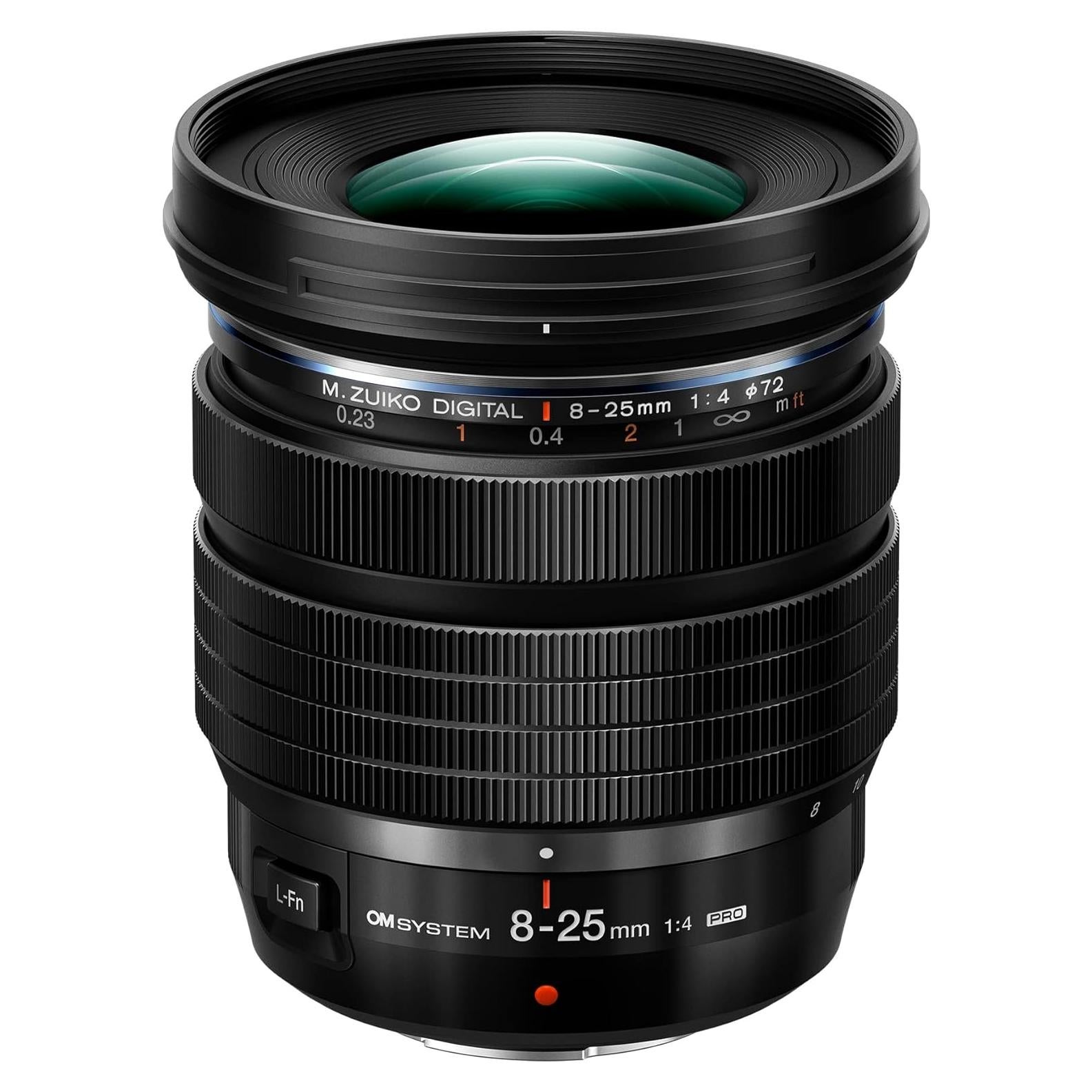 Lente Zoom Gran Angular OM SYSTEM M.Zuiko 8-25mm F4.0 PRO