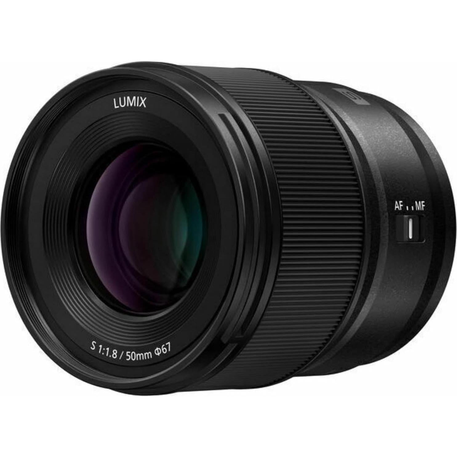 Lente Panasonic LUMIX S 50mm F1.8 L-Mount para cámaras sin espejo