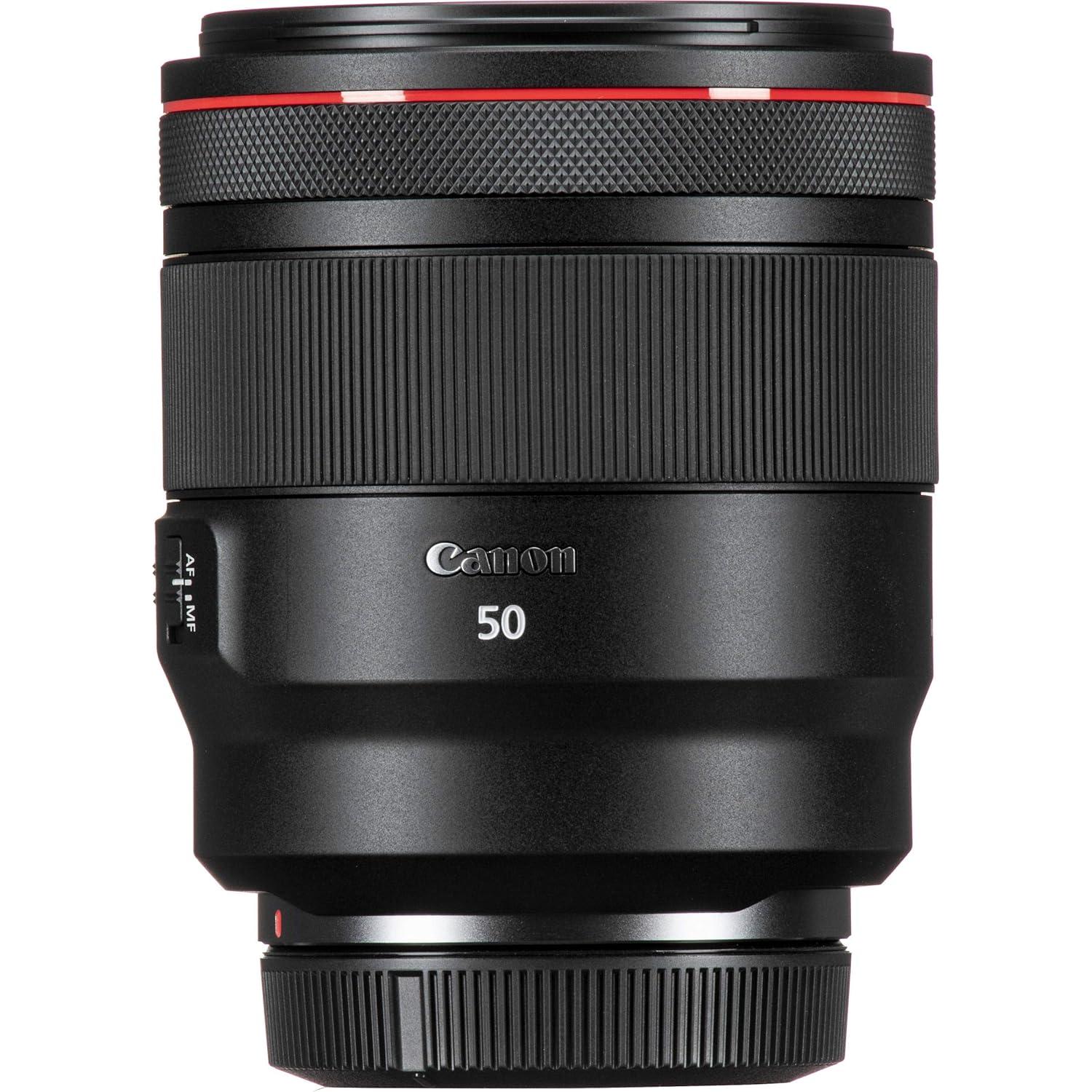 Lente Canon RF 50mm f/1.2L USM - Apertura Brillante, 0.40m