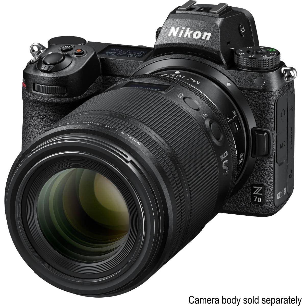 Lente Macro Nikon NIKKOR Z 105mm f/2.8 VR S para cámaras sin espejo