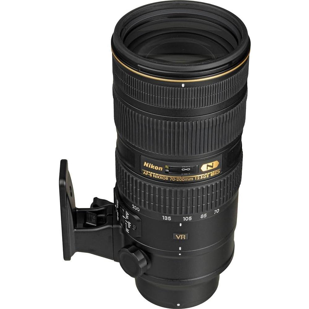 Nikon - AF-S NIKKOR 70-200mm f/2.8G ED VR II Telephoto Zoom Lens (2185) + Filter Kit + Cap Keeper + Cleaning Kit