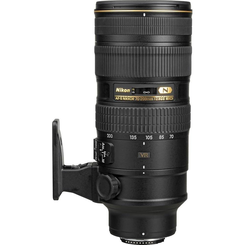 Nikon - AF-S NIKKOR 70-200mm f/2.8G ED VR II Telephoto Zoom Lens (2185) + Filter Kit + Cap Keeper + Cleaning Kit