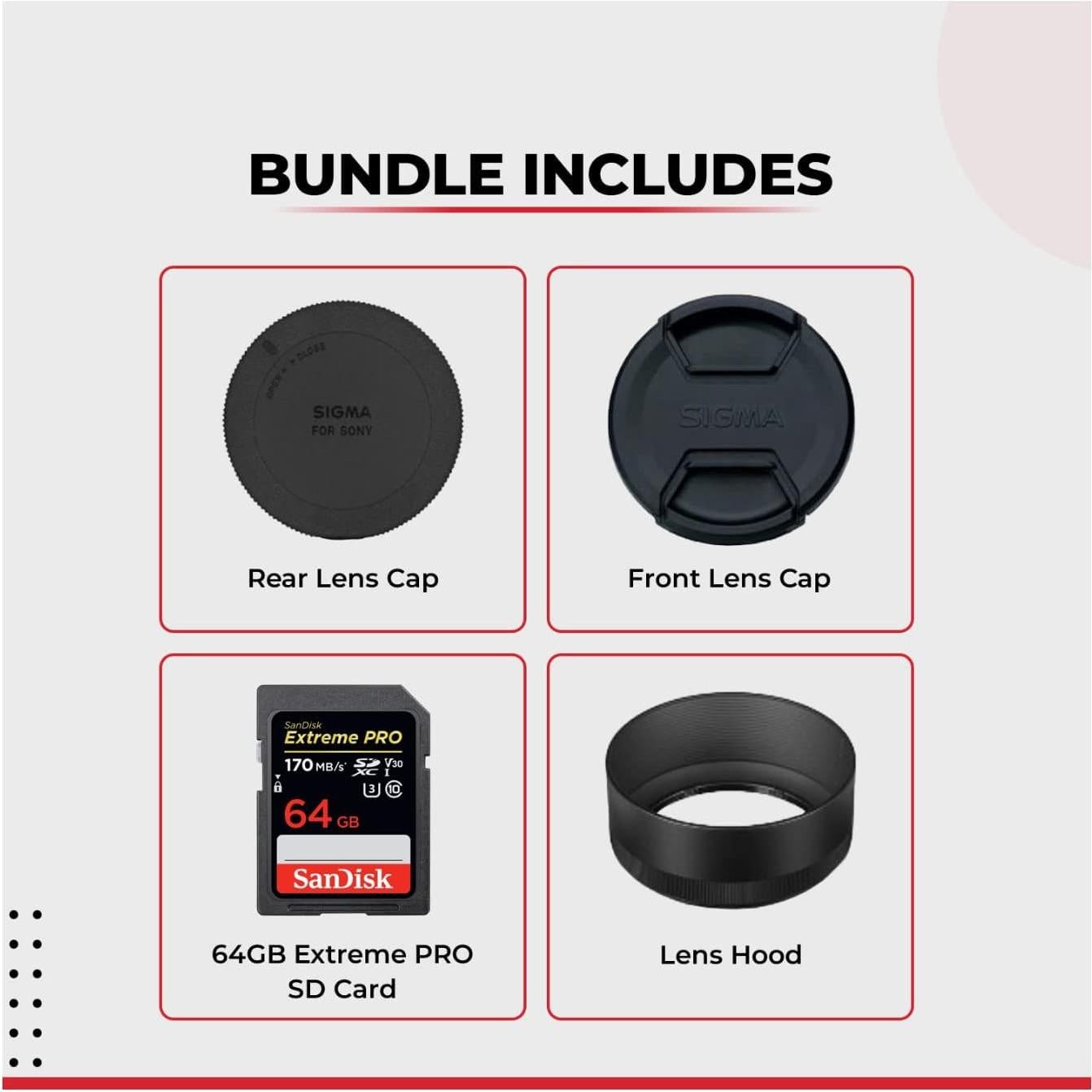 Lente Sigma 30mm f/1.4 DC DN Contemporáneo + Tarjeta 64GB