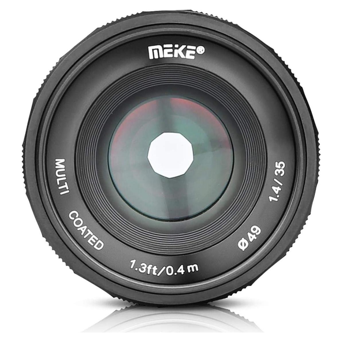 Lente Meike 35mm F/1.4 Manual para Cámaras Sin Espejo Fujifilm
