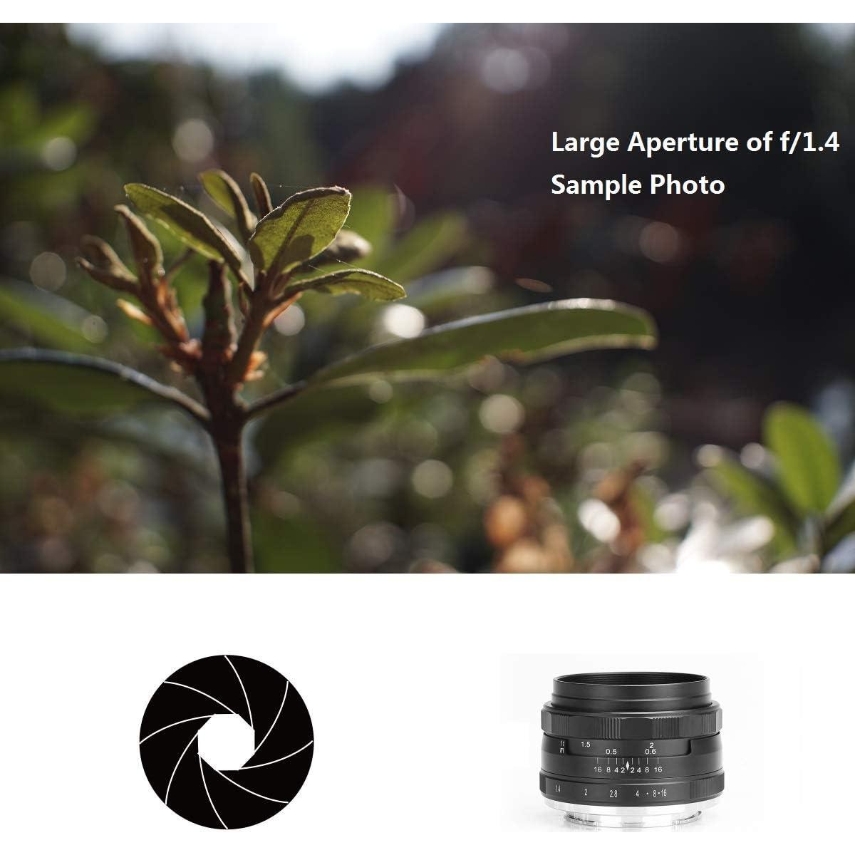 Lente Meike 35mm F/1.4 Manual para Cámaras Sin Espejo Fujifilm