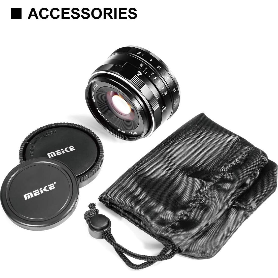 Lente Meike 35mm F/1.4 Manual para Cámaras Sin Espejo Fujifilm