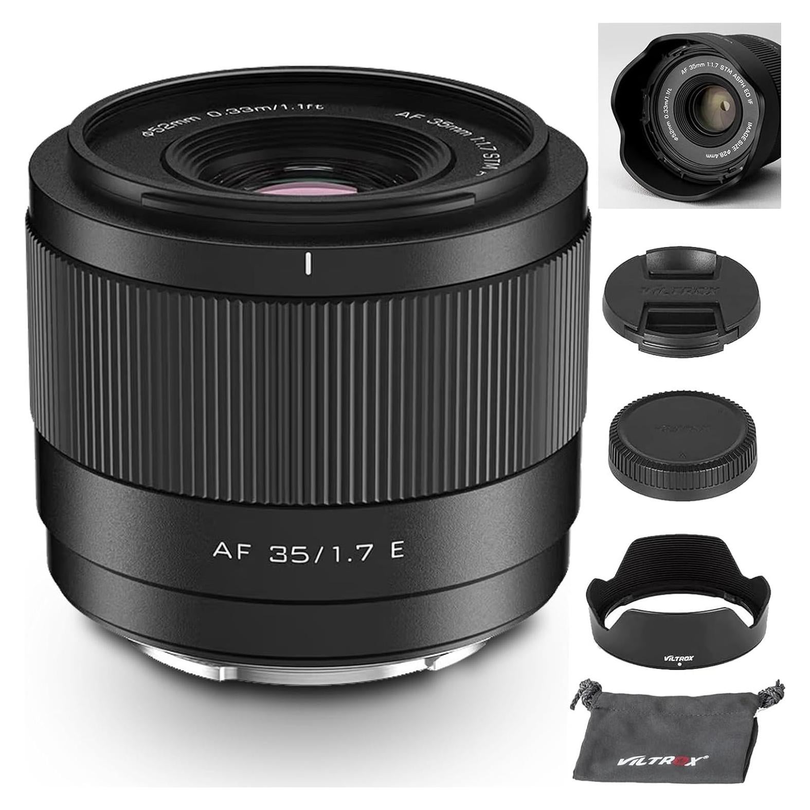 Lente Prime Viltrox 35mm F1.7 Montura E Autofoco para Sony