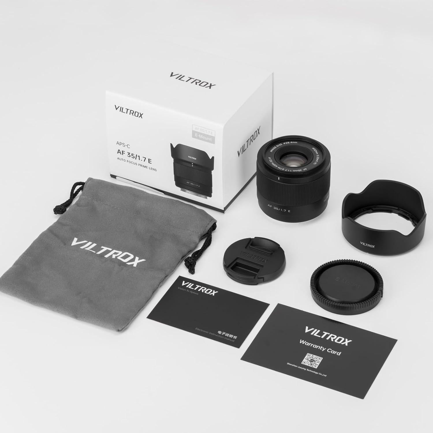 Lente Prime Viltrox 35mm F1.7 Montura E Autofoco para Sony
