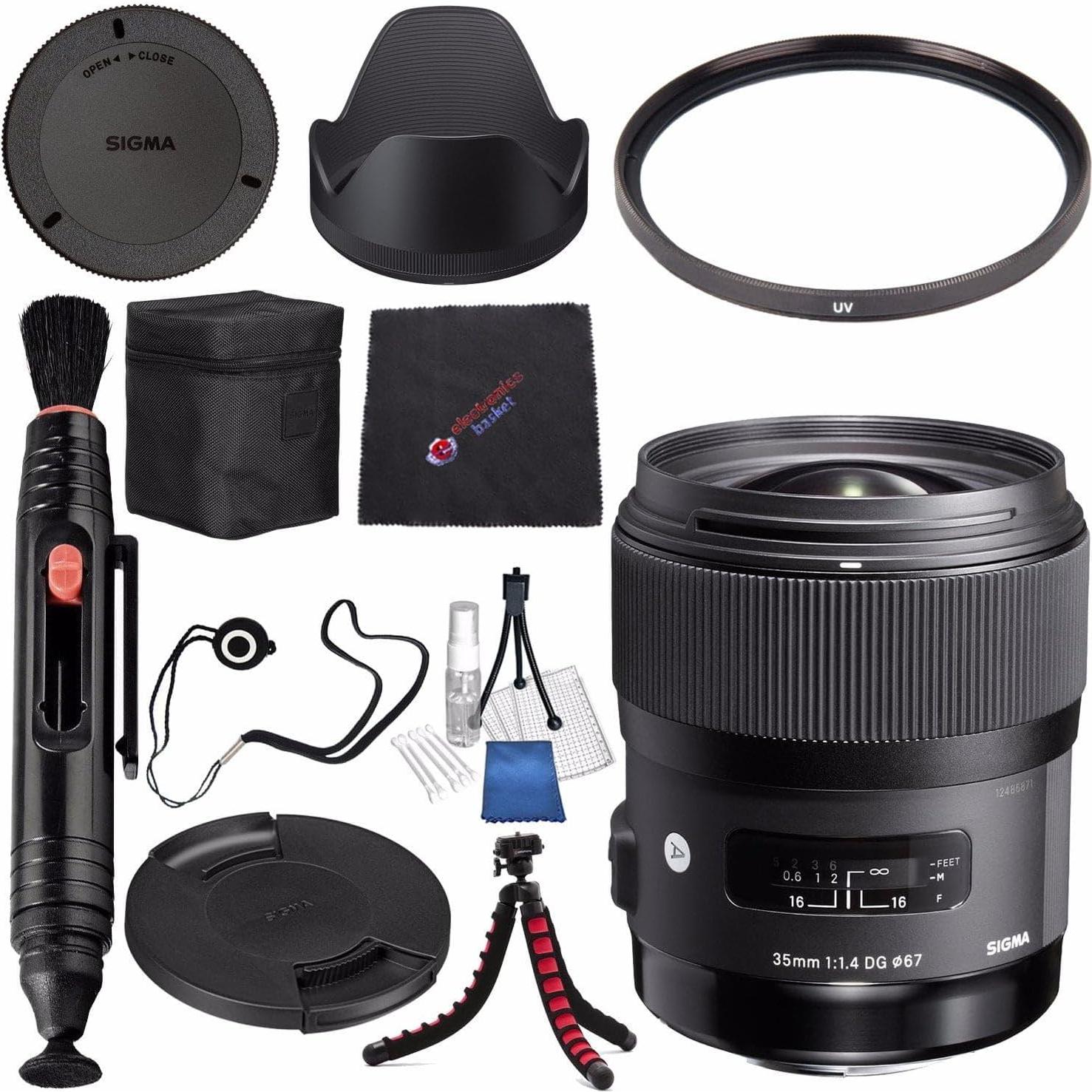 Lente Sigma 35mm f/1.4 DG HSM Art para DSLR Nikon + Accesorios