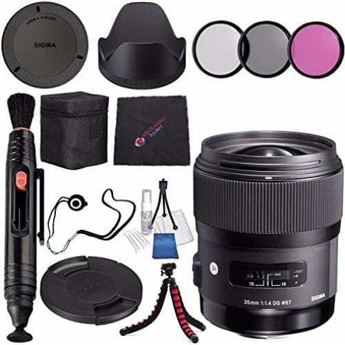 Lente Sigma 35mm f/1.4 DG HSM Art para DSLR Nikon + Kit Accesorios