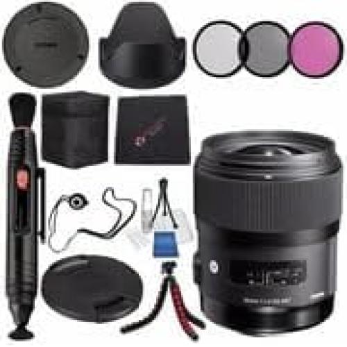 Lente Sigma 35mm f/1.4 DG HSM Art para DSLR Nikon + Kit Accesorios