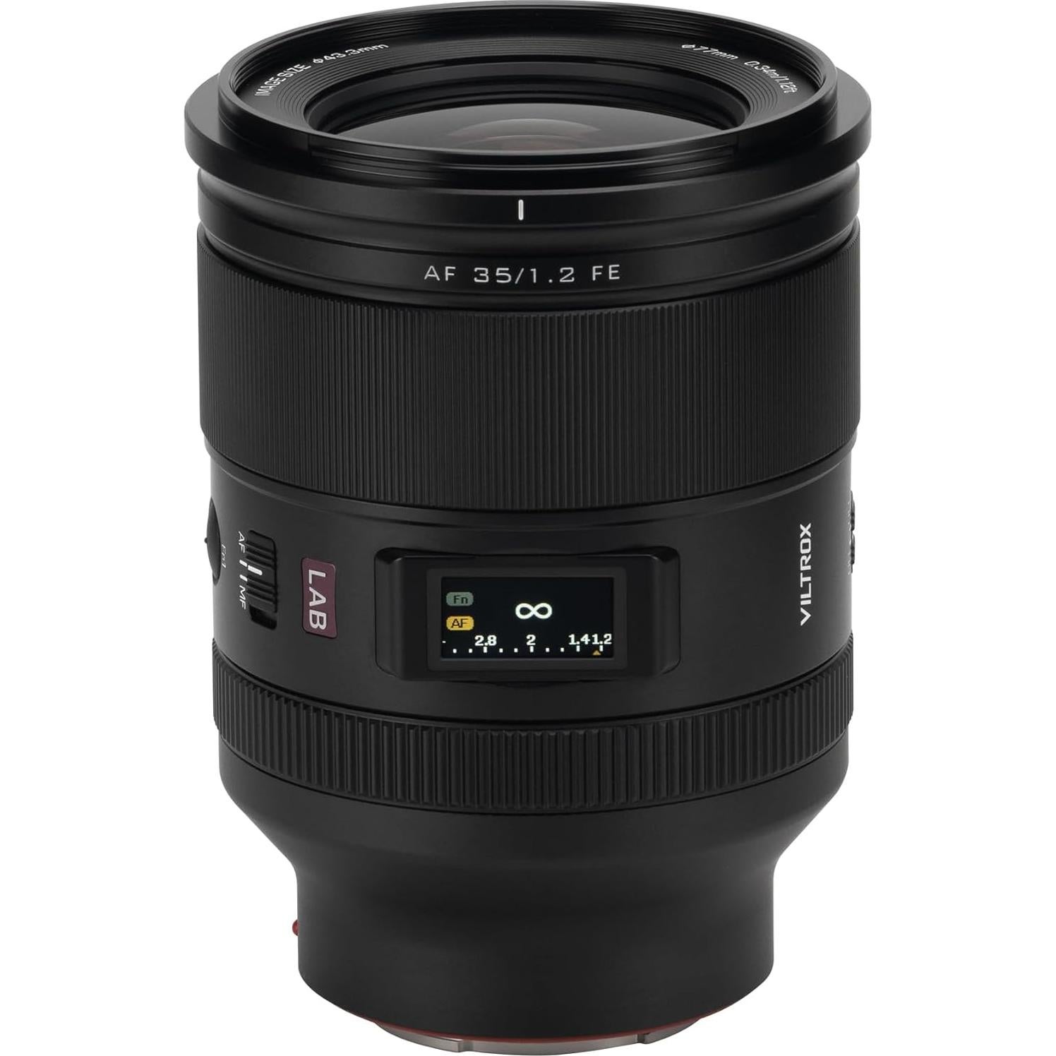 Lente VILTROX AF 35mm f/1.2 LAB FE para Sony E