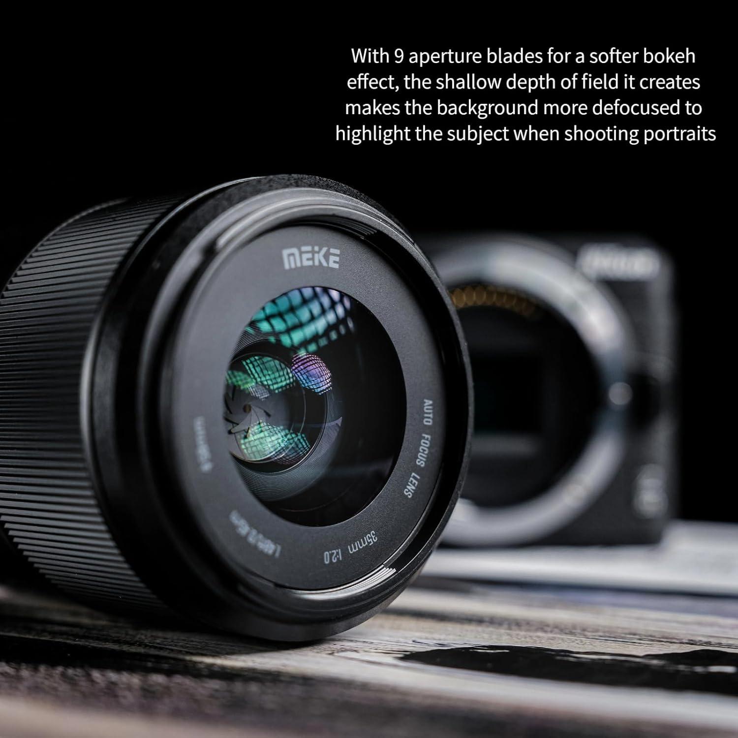 Lente Meike 35mm F2.0 Autoenfoque Montura Z para Nikon