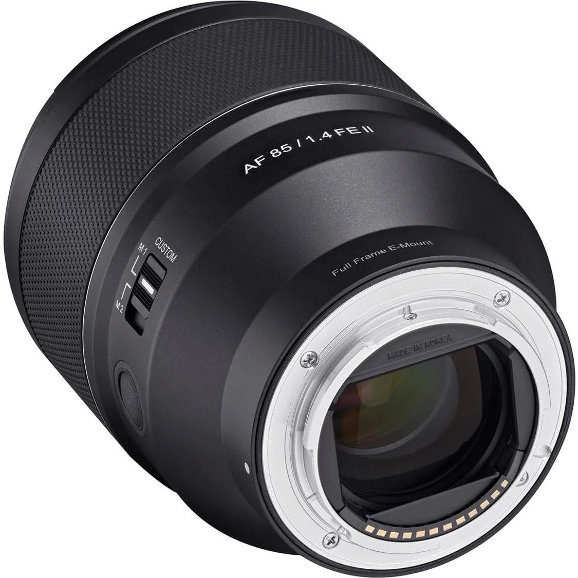 Lente Rokinon AF 85mm f/1.4 II para Sony E - Ligera y Compacta