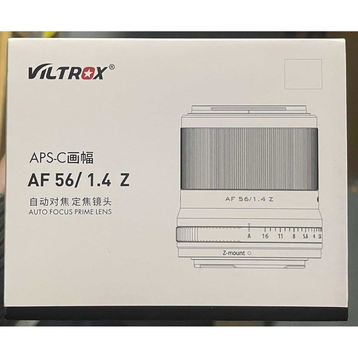 Lente VILTROX 56mm f/1.4 Auto Enfoque para Nikon Z