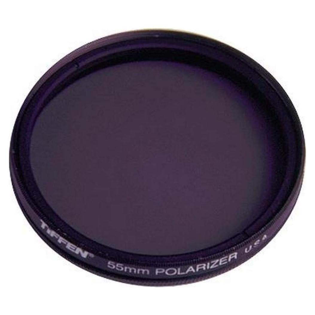 Filtro polarizador Tiffen 55mm para fotografía exterior