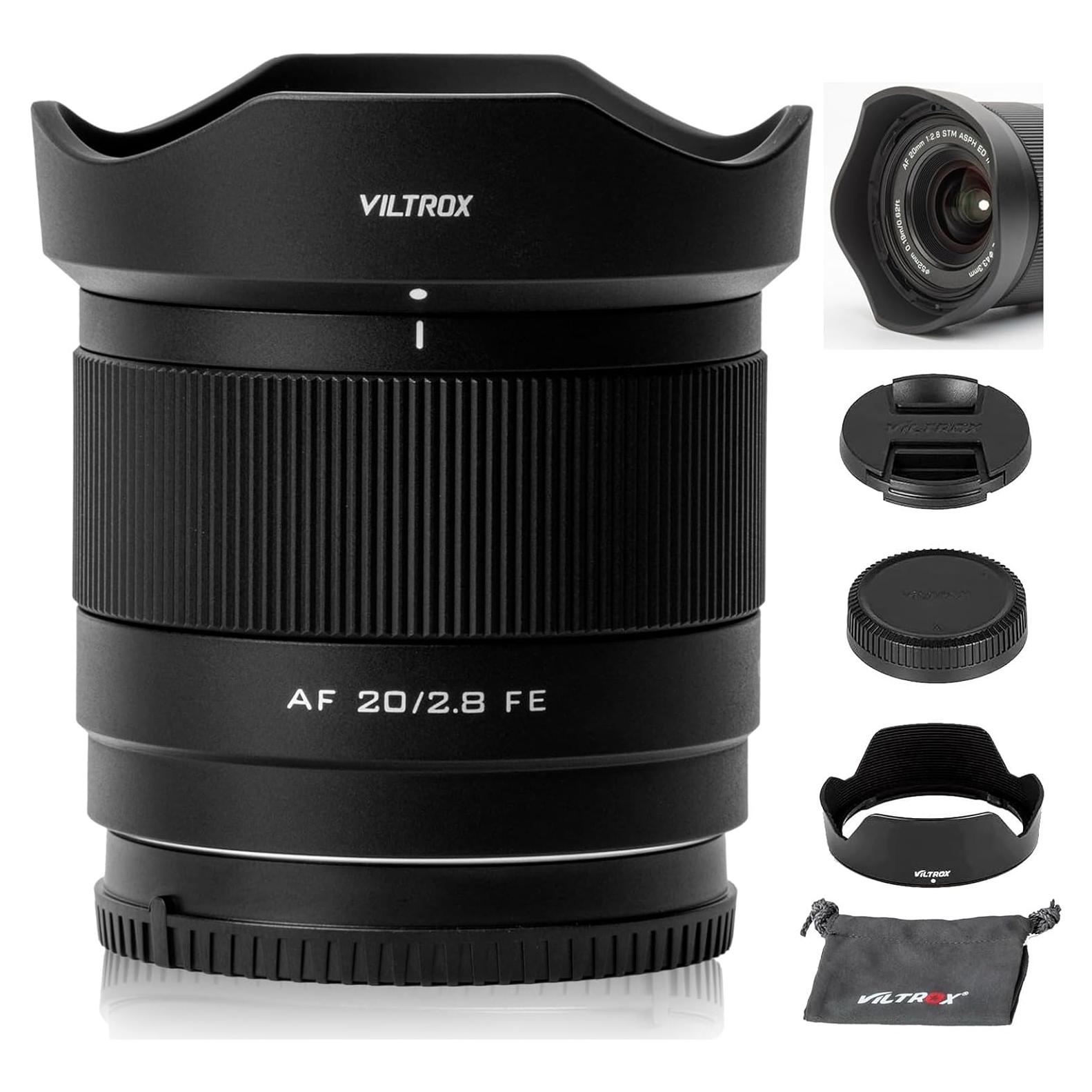 Lente VILTROX 20mm F2.8 FE para Sony - Enfoque Automático