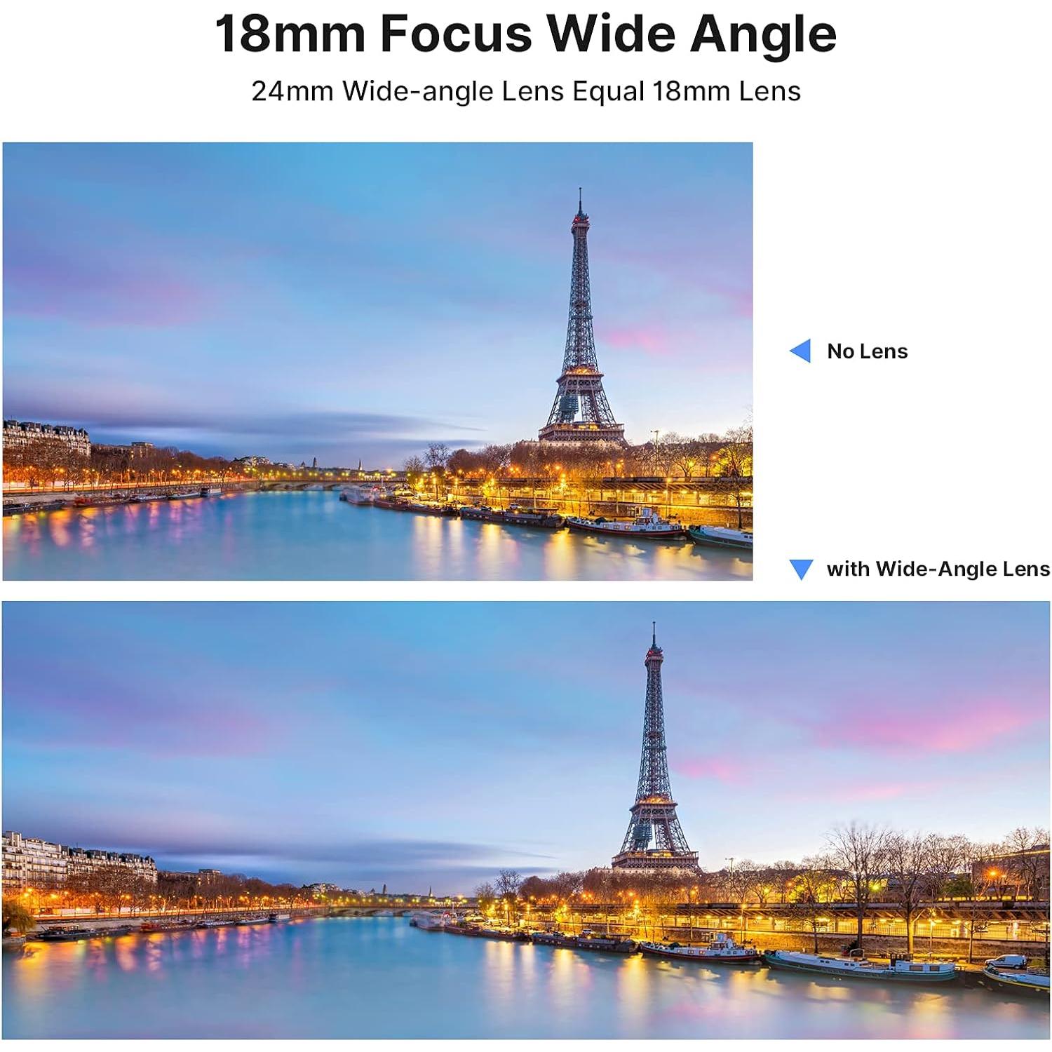 Lente Gran Angular 18mm y Macro 10X ULANZI para Sony ZV1