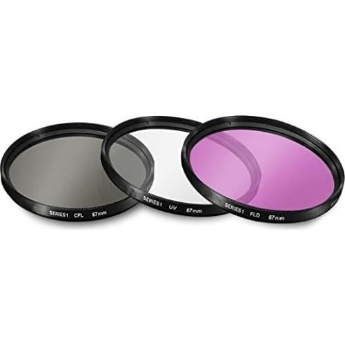 Kit de Filtros 49mm UV-CPL-FLD Big Mike's para Cámaras