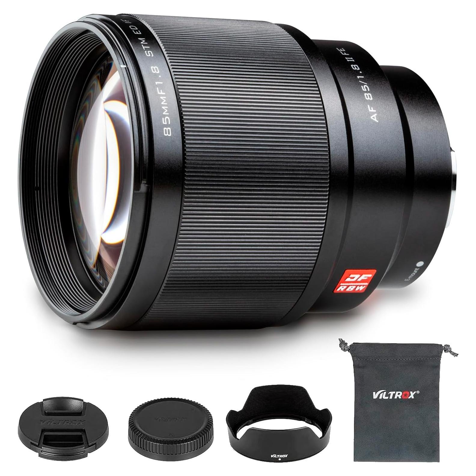 Lente VILTROX 85mm f/1.8 II para cámaras Sony E-Mount