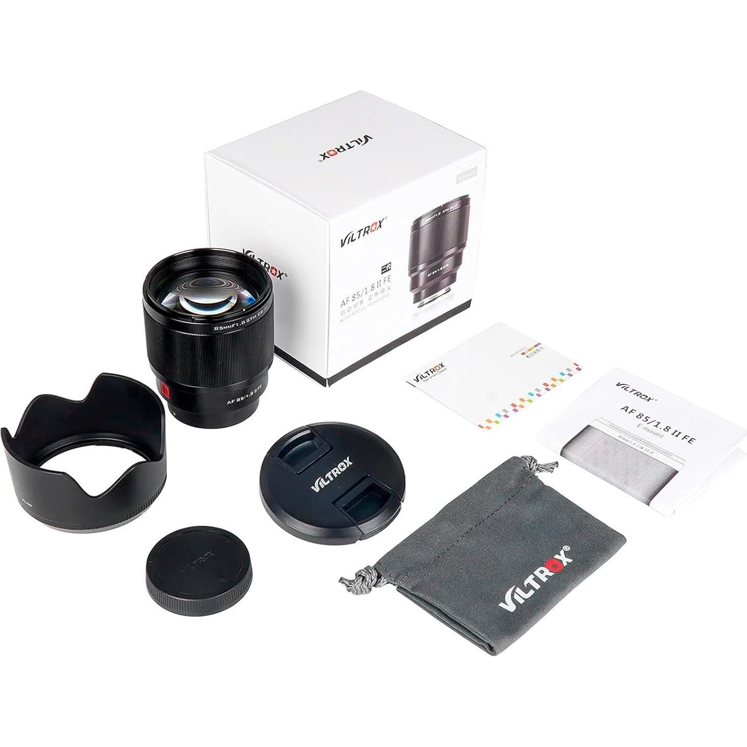 Lente VILTROX 85mm f/1.8 II para cámaras Sony E-Mount
