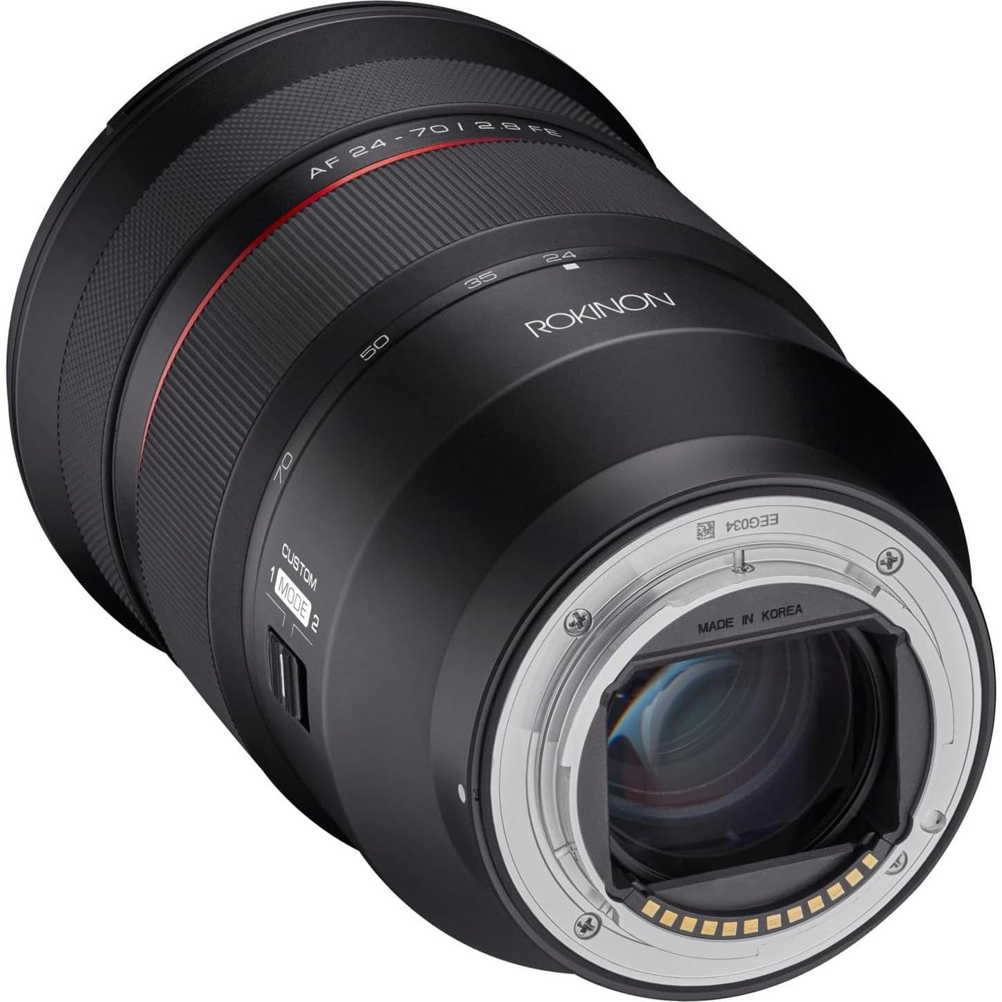 Lente Zoom Rokinon 24-70mm F2.8 AF para Sony E
