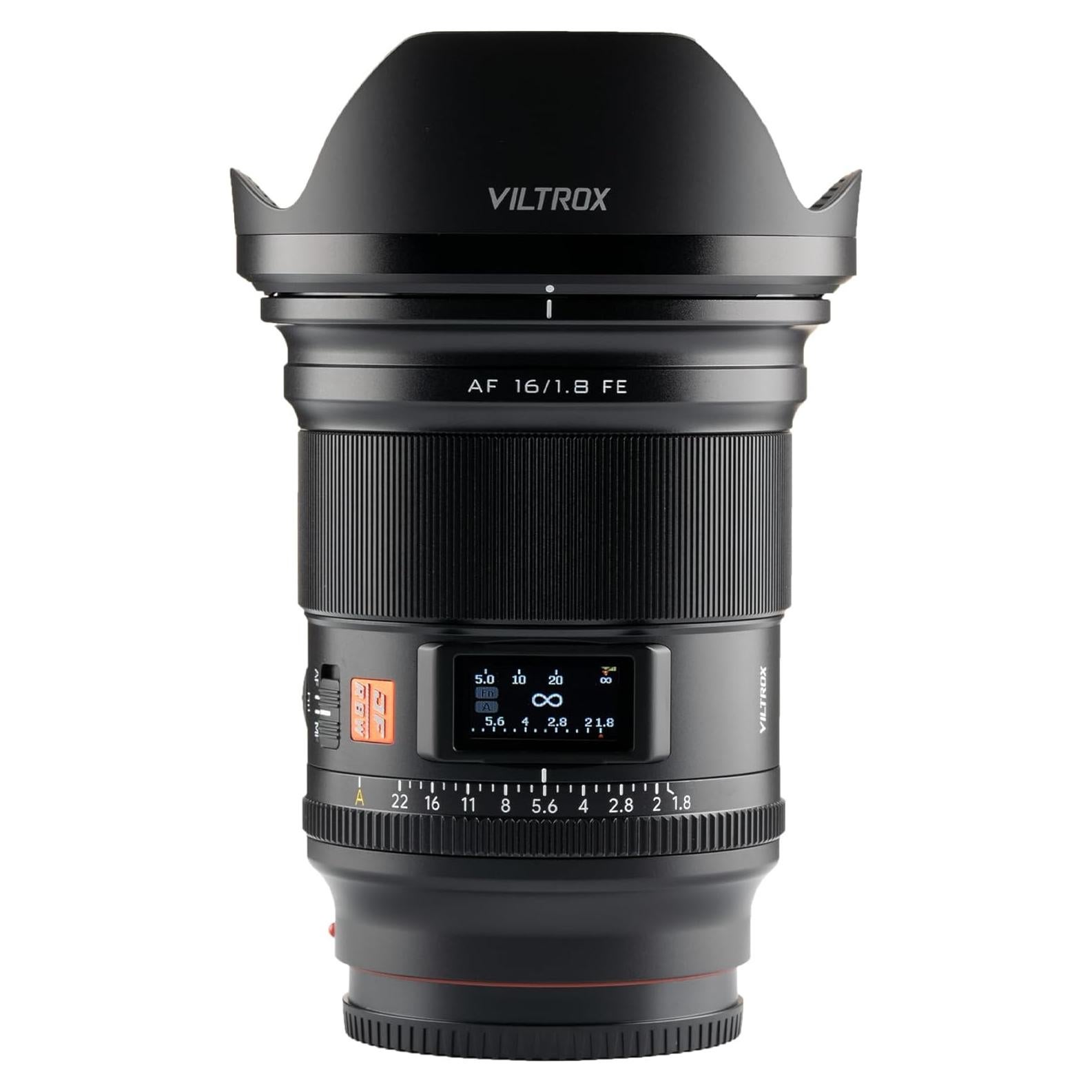 Lente VILTROX AF 16mm f/1.8 FE para Sony E - Gran Angular