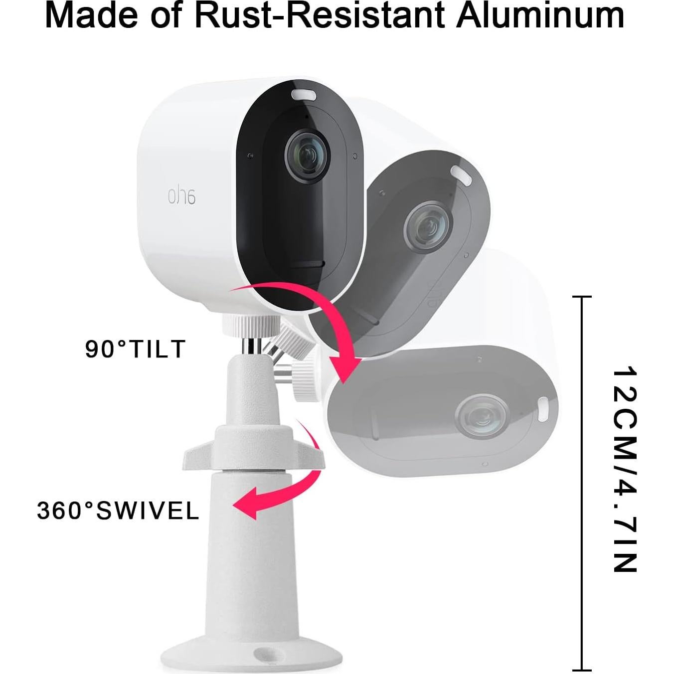 Soporte de Pared BFYTN para Cámara Arlo - 2 Piezas Ajustable