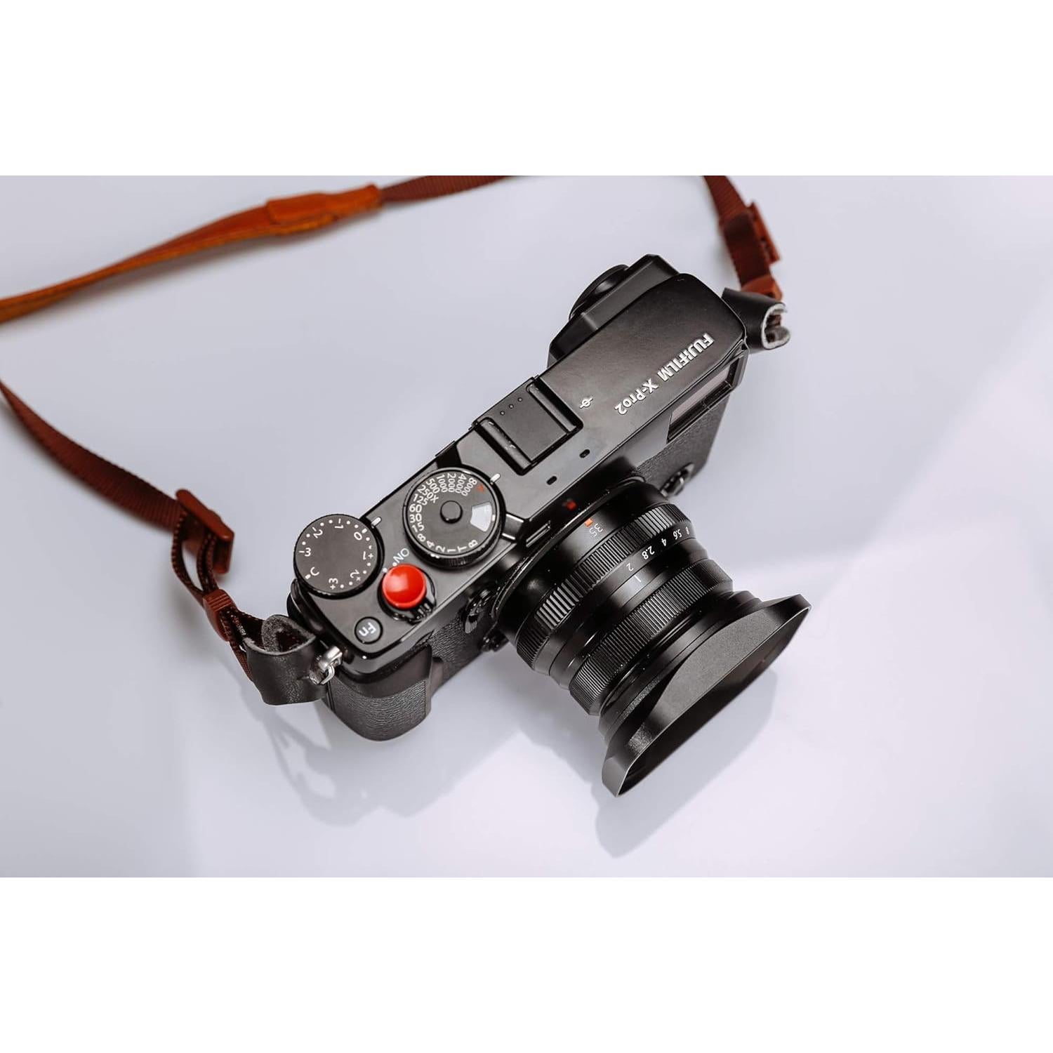 Capucha de Lente Metálica Cuadrada Haoge LH-X35 para Fujifilm