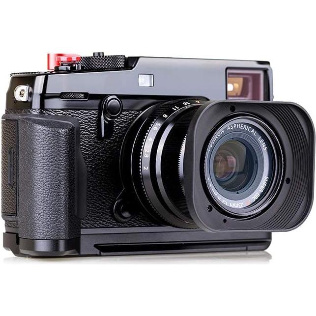 Capucha de Lente Metálica Cuadrada Haoge LH-X35 para Fujifilm