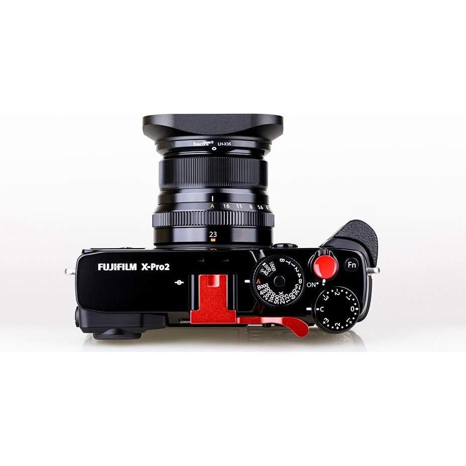 Capucha de Lente Metálica Cuadrada Haoge LH-X35 para Fujifilm