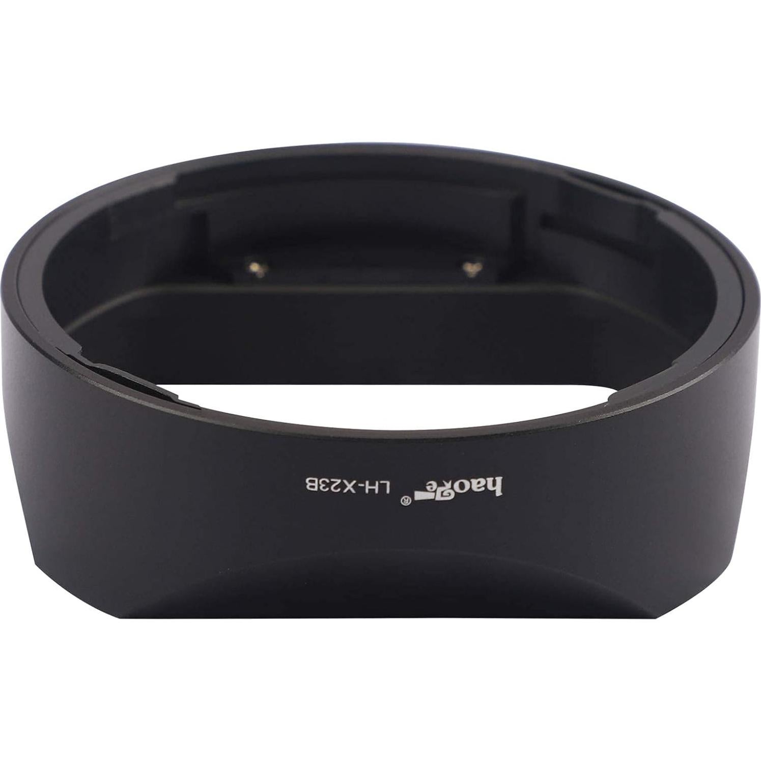 Capucha de Lente Metálica Cuadrada Haoge LH-X23B para Fujifilm