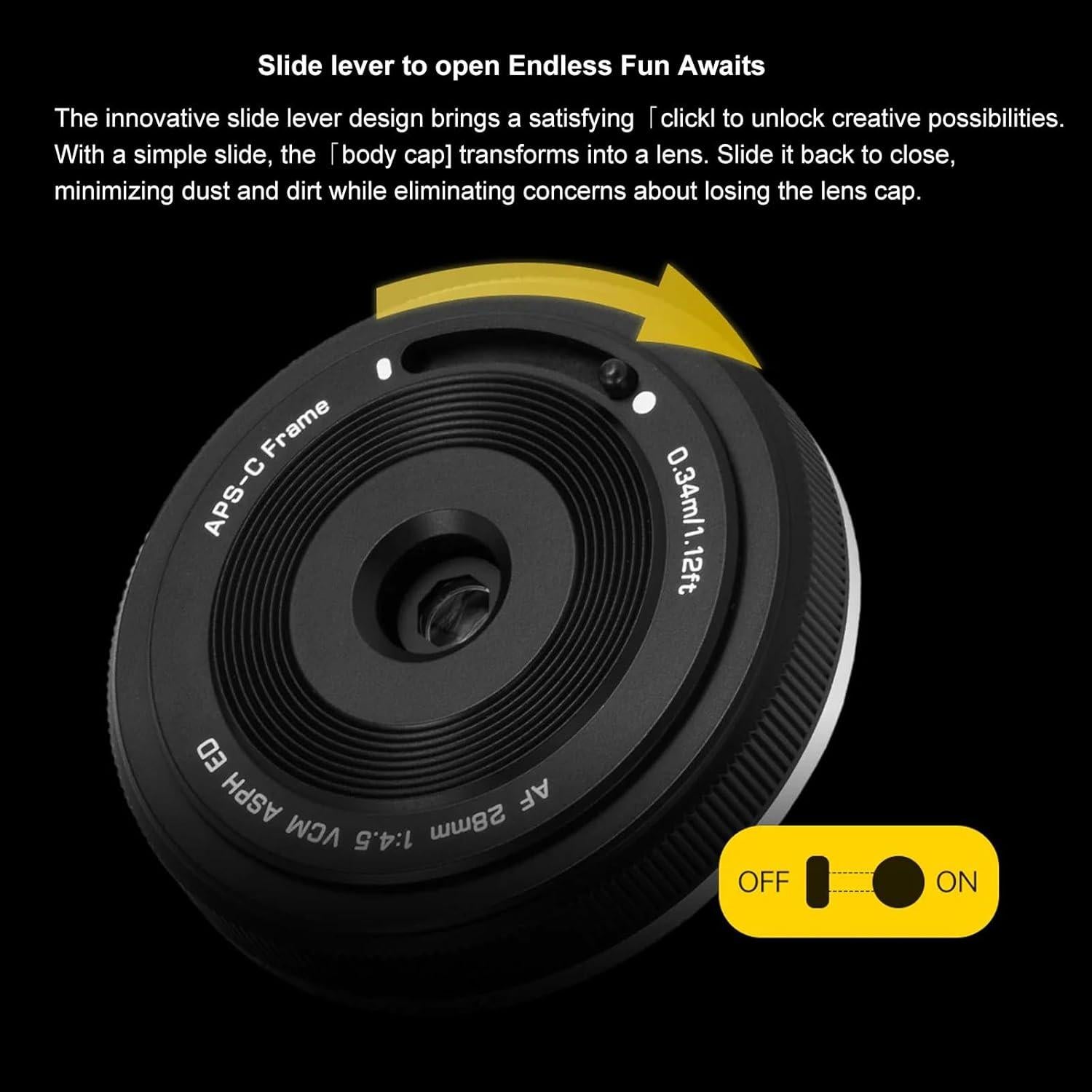 Lente Viltrox 28mm F4.5 Gran Angular AF para Fujifilm