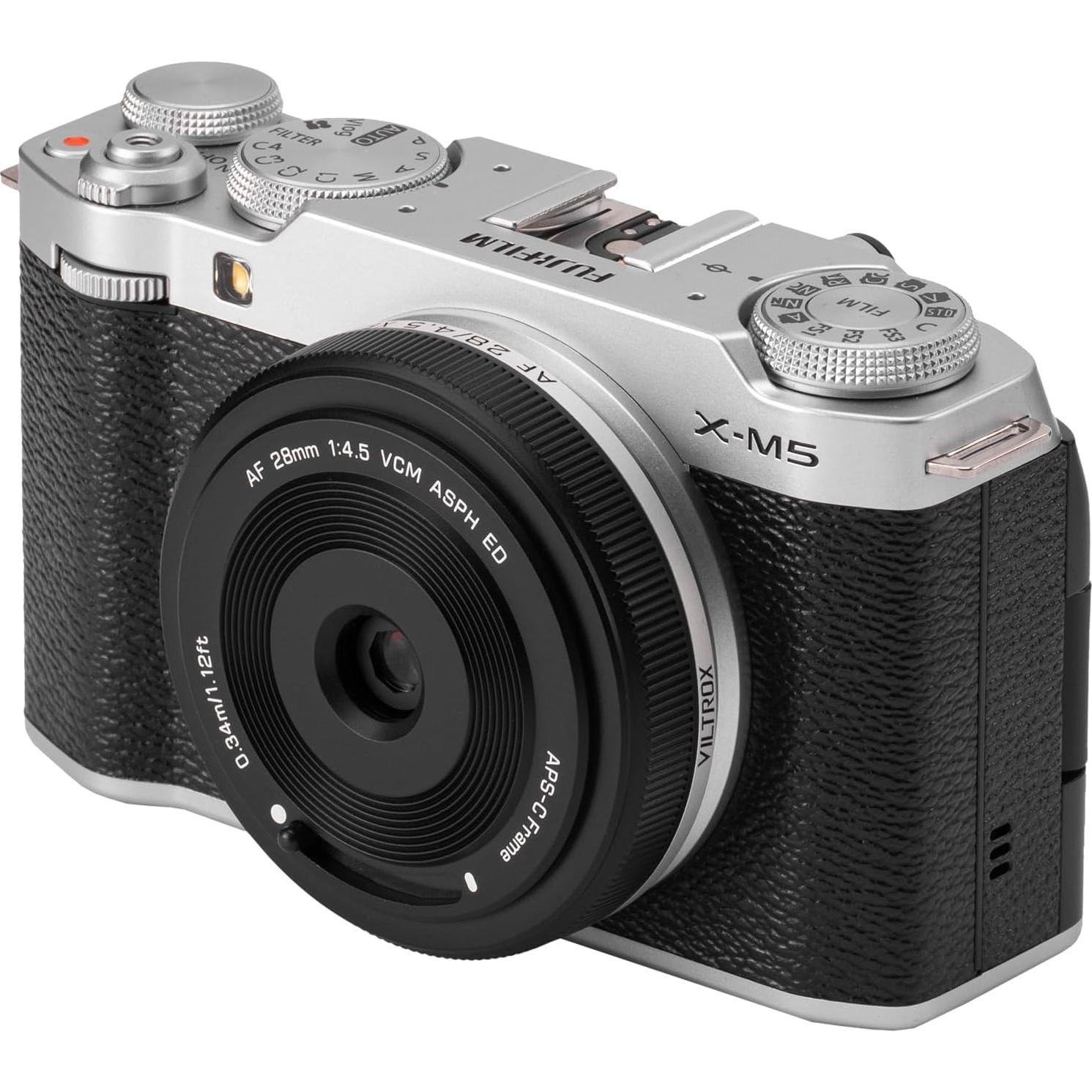 Lente Pancake VILTROX 28mm f4.5 para Fujifilm X