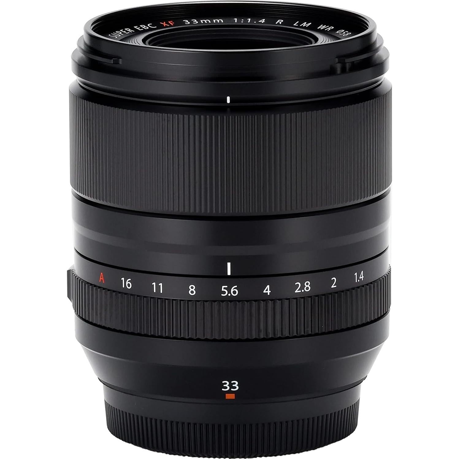 Lente Monofocal FUJIFILM FUJINON 33mm F1.4 WR - Resistente al Polvo