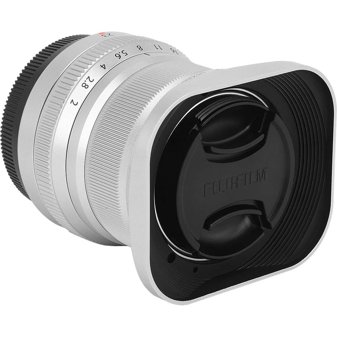 Capucha de Lente Metálica Cuadrada Haoge LH-X35S para Fujifilm