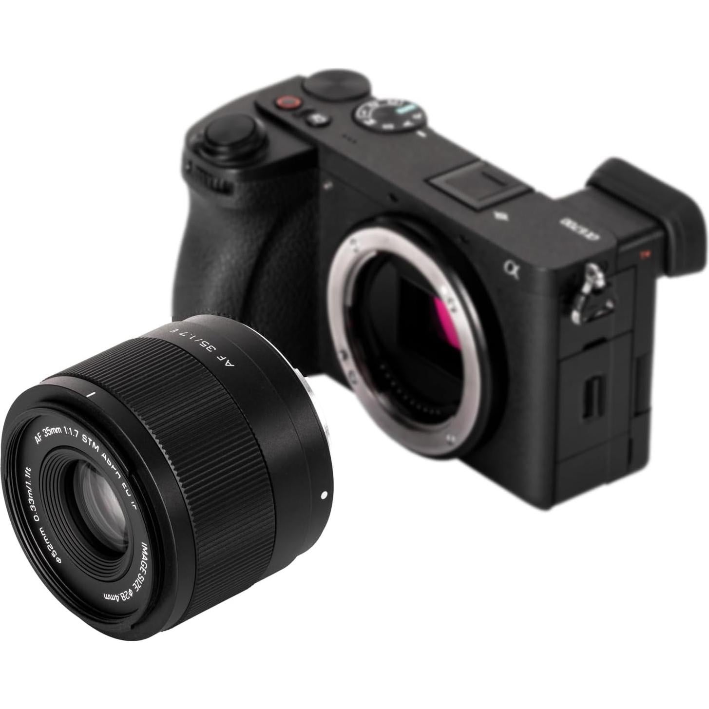 Lente VILTROX 35mm f/1.7 E para cámaras Sony APS-C