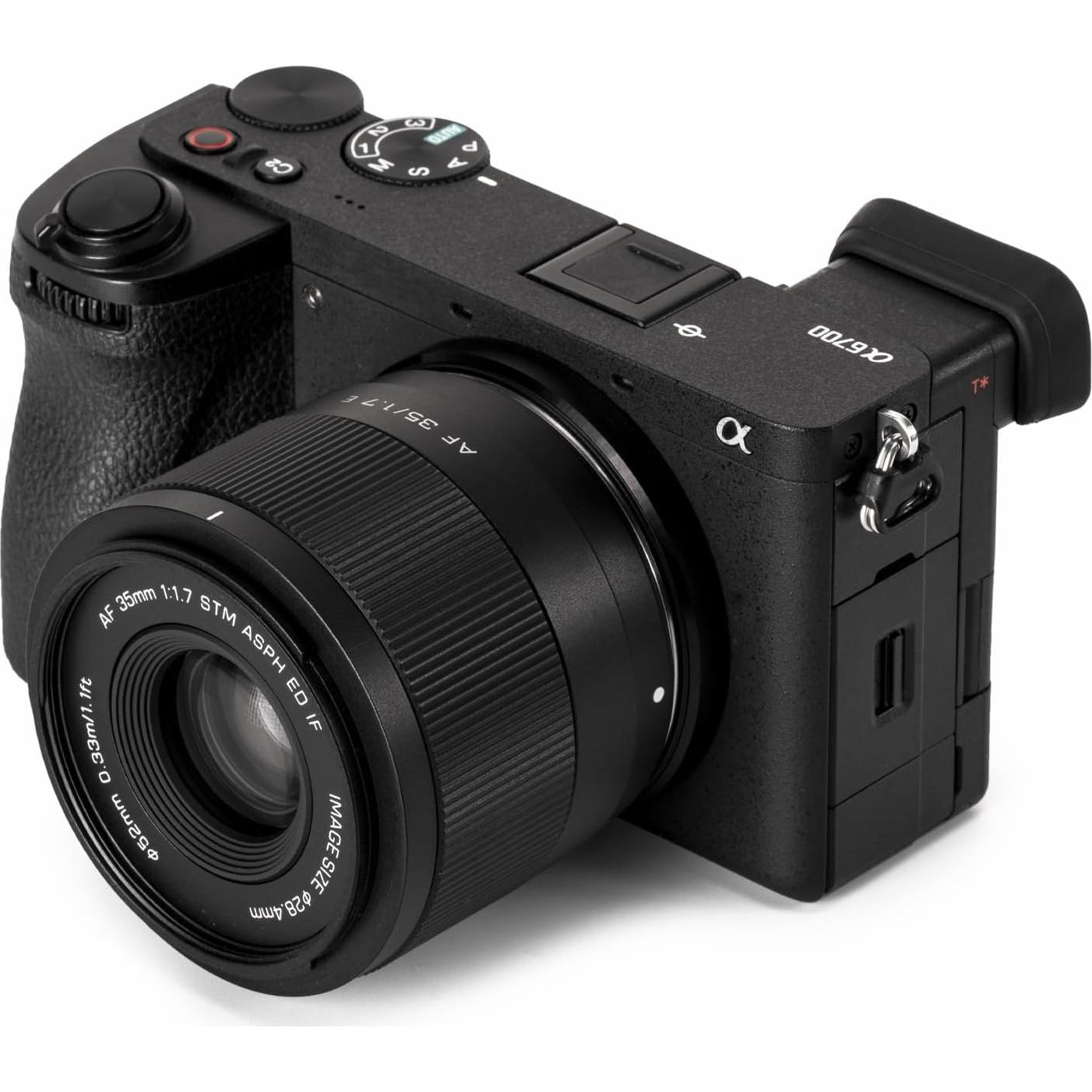 Lente VILTROX 35mm f/1.7 E para cámaras Sony APS-C