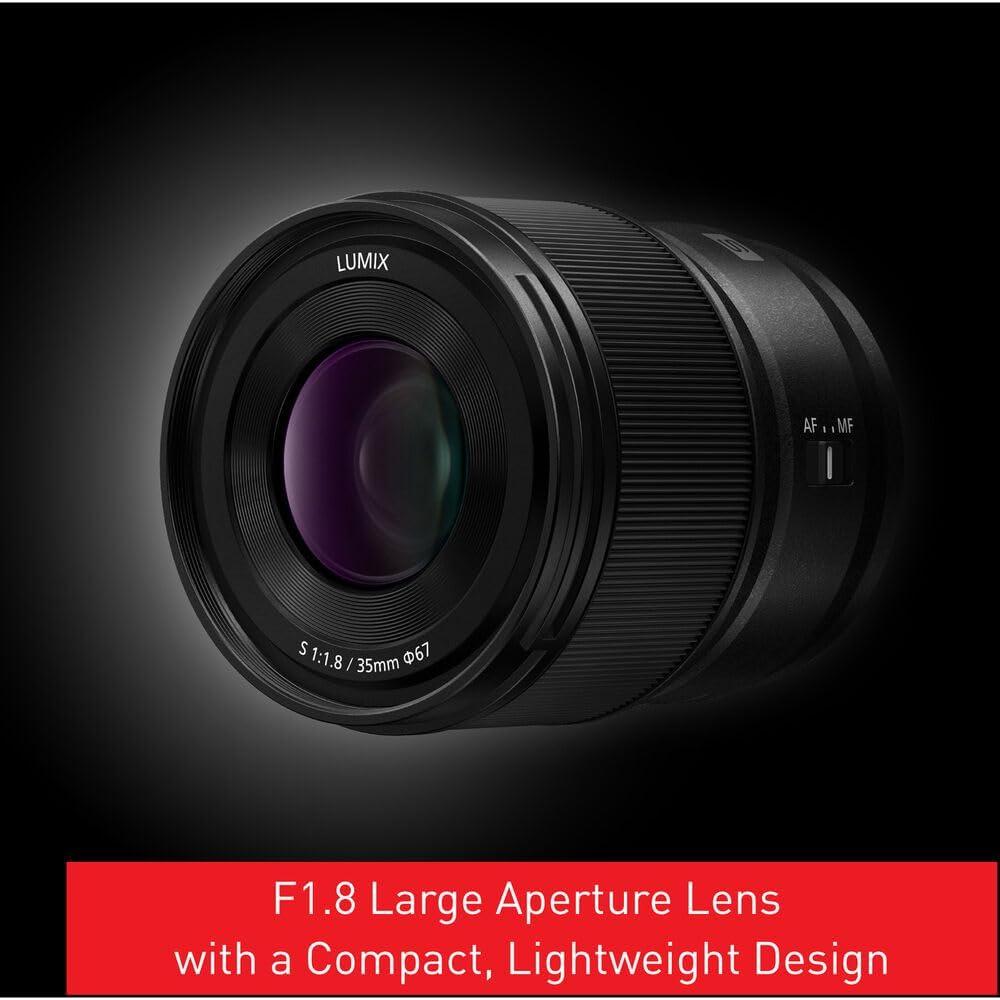 Lente Panasonic Lumix S 35mm f/1.8 para Cámaras Sin Espejo